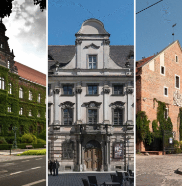 Muzea we Wrocławiu. Sprawdź listę placówek jakie znajdziesz w mieście! Na zdjęciu Muzeum Narodowe, Muzeum Człowieka oraz Arsenał Miejski we Wrocławiu