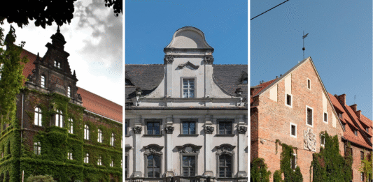 Muzea we Wrocławiu. Sprawdź listę placówek jakie znajdziesz w mieście! Na zdjęciu Muzeum Narodowe, Muzeum Człowieka oraz Arsenał Miejski we Wrocławiu