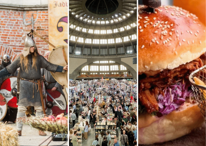 Na zdjęciu zestawienie wydarzeń - Jarmark, Targi i Festiwal